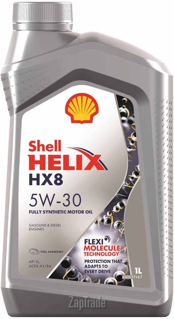 ������ �������� ����� Shell Helix HX8 Synthetic,  � ��������-�������� � ������