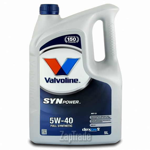 ������ �������� ����� Valvoline SynPower MST,  � ��������-�������� � ������