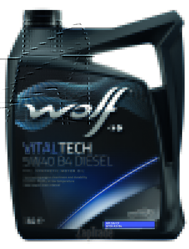 ������ �������� ����� Wolf VITALTECH 5W40 B4 DIESEL,  � ��������-�������� � ������