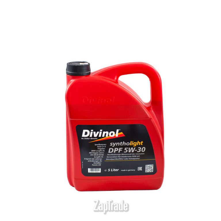 ������ �������� ����� Divinol Syntholight DPF 5W30,  � ��������-�������� � ������