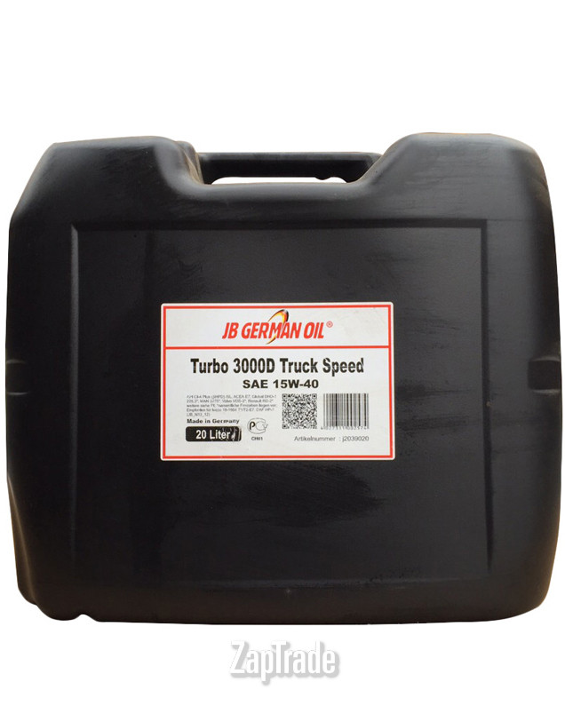 ������ �������� ����� Jb german oil Turbo 3000D Truck Speed,  � ��������-�������� � ������