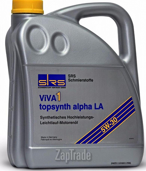 ������ �������� ����� Srs Viva 1 Topsynth Alpha LA 5W-30,  � ��������-�������� � ������
