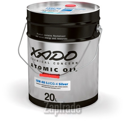 ������ �������� ����� Xado Atomic Oil Silver,  � ��������-�������� � ������