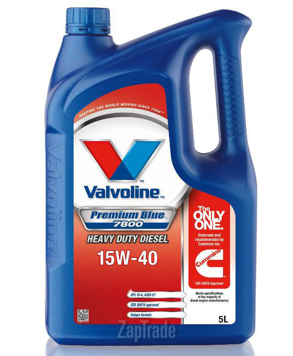 ������ �������� ����� Valvoline Premium Blue 7800,  � ��������-�������� � ������