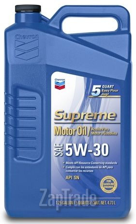 ������ �������� ����� Chevron Supreme Motor Oil,  � ��������-�������� � ������