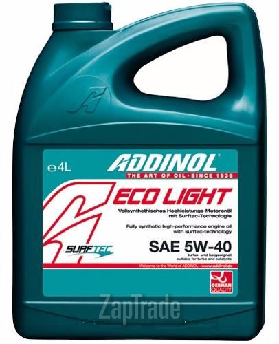 ������ �������� ����� Addinol ECO Light,  � ��������-�������� � ������