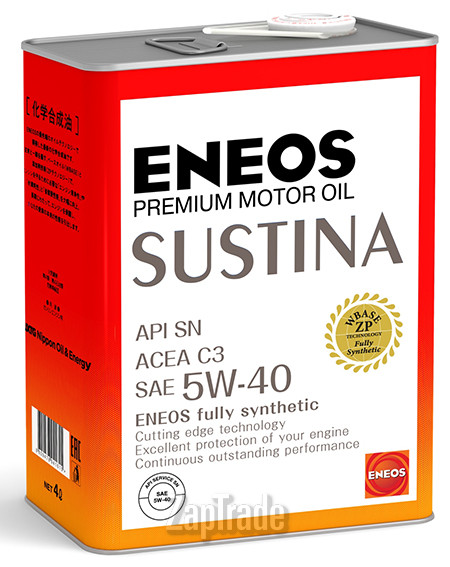 ������ �������� ����� Eneos FINE MOTOR OIL,  � ��������-�������� � ������