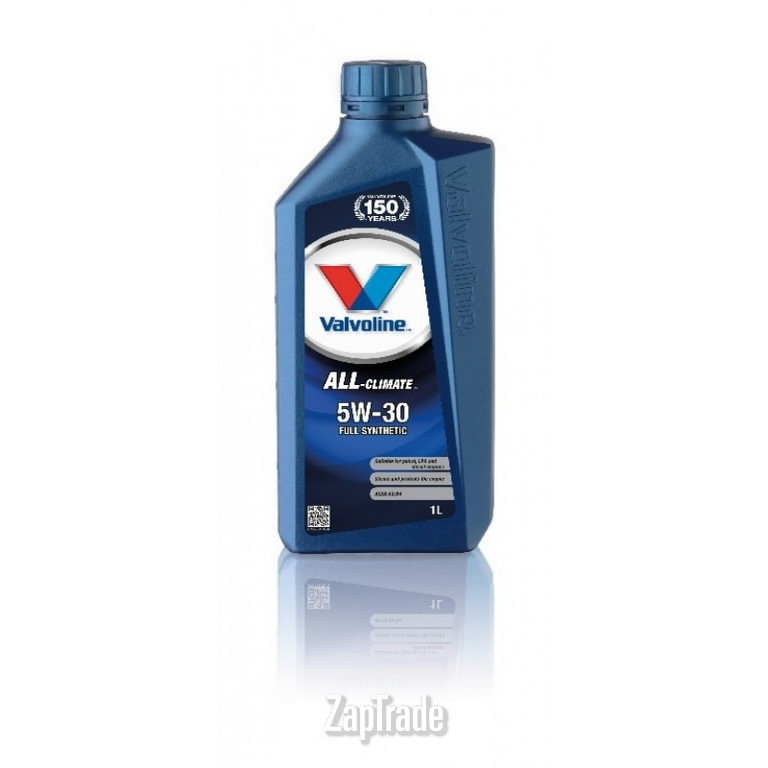 ������ �������� ����� Valvoline ALL CLIMATE 5W-30, 1�,  � ��������-�������� � ������