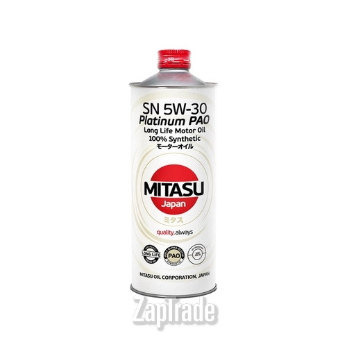 ������ �������� ����� Mitasu PLATINUM PAO 5W-30,  � ��������-�������� � ������