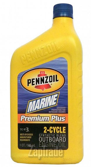 ������ �������� ����� Pennzoil Marine Premium Plus Outboard 2-Cycle,  � ��������-�������� � ������