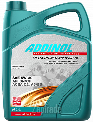 ������ �������� ����� Addinol Mega Power MV 0538 C2,  � ��������-�������� � ������
