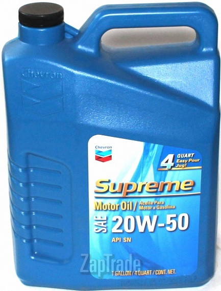 ������ �������� ����� Chevron Supreme 20W-50,  � ��������-�������� � ������