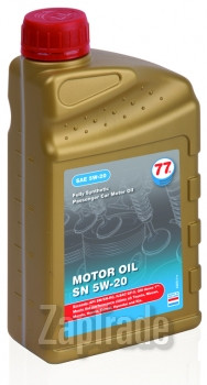 ������ �������� ����� 77lubricants MOTOR OIL SN 5w20,  � ��������-�������� � ������