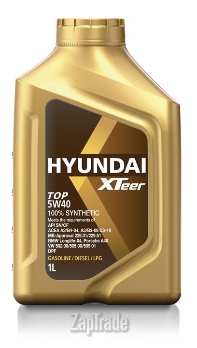 ������ �������� ����� Xteer Hyundai top 5w40,  � ��������-�������� � ������