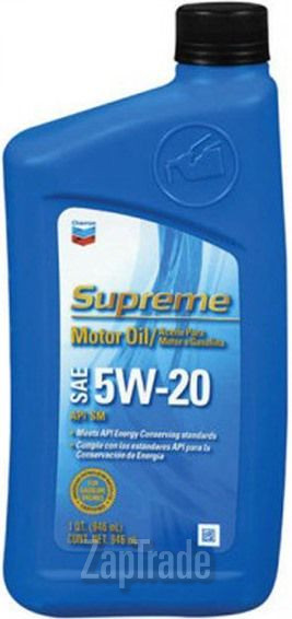 ������ �������� ����� Chevron Supreme Motor Oil,  � ��������-�������� � ������