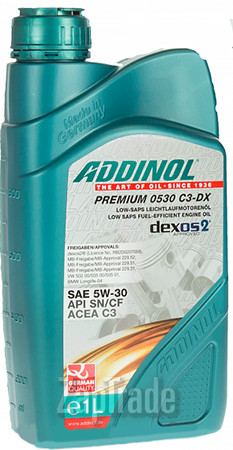 ������ �������� ����� Addinol Premium 0530 C3-DX,  � ��������-�������� � ������