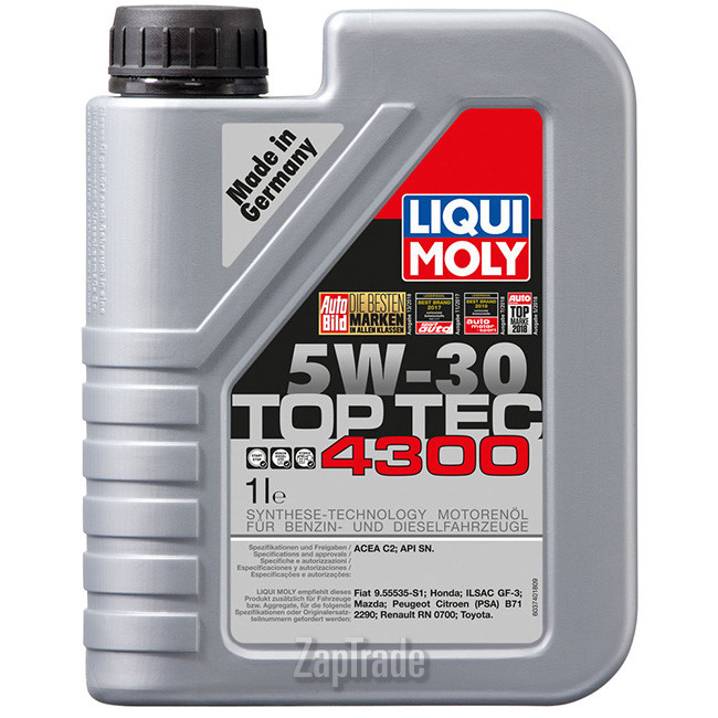 ������ �������� ����� Liqui moly Top Tec 4300,  � ��������-�������� � ������