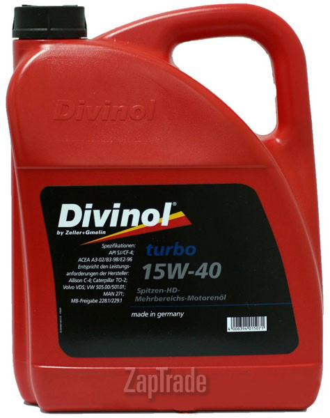 ������ �������� ����� Divinol Turbo 15W-40,  � ��������-�������� � ������