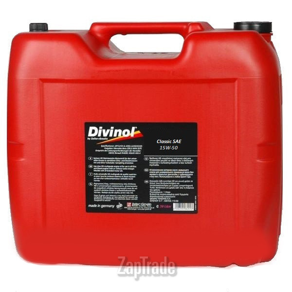 ������ �������� ����� Divinol Classic SAE 15W-50,  � ��������-�������� � ������