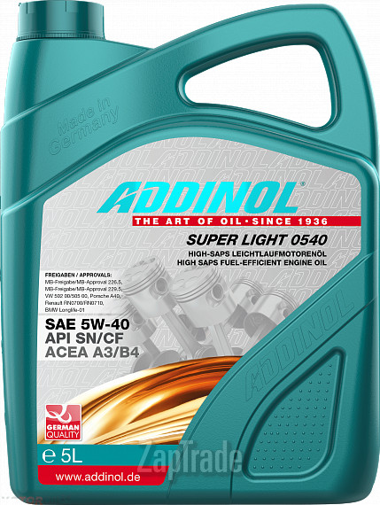 ������ �������� ����� Addinol Super Light 0540,  � ��������-�������� � ������