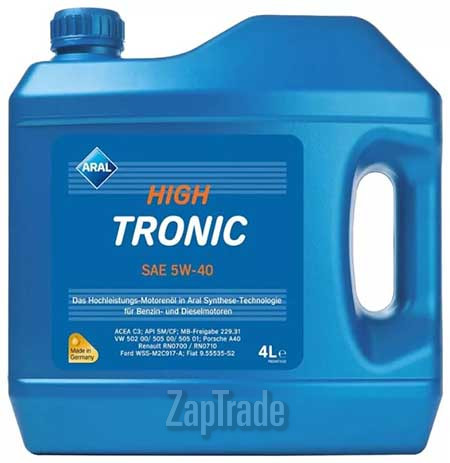 ������ �������� ����� Aral HighTronic M,  � ��������-�������� � ������