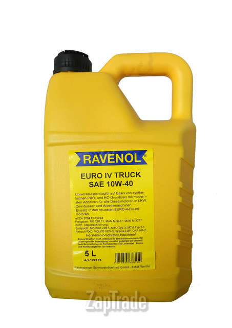 ������ �������� ����� Ravenol EURO IV Truck,  � ��������-�������� � ������