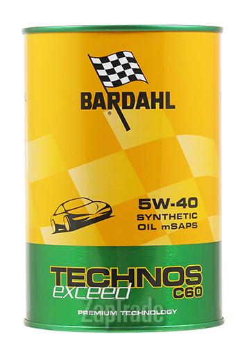 ������ �������� ����� Bardahl Technos C60 5W40 Exceed,  � ��������-�������� � ������