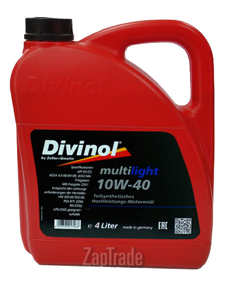 ������ �������� ����� Divinol Multilight 10W-40,  � ��������-�������� � ������