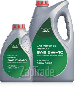 ������ �������� ����� Uaz Motor Oil Premium 5W-40,  � ��������-�������� � ������
