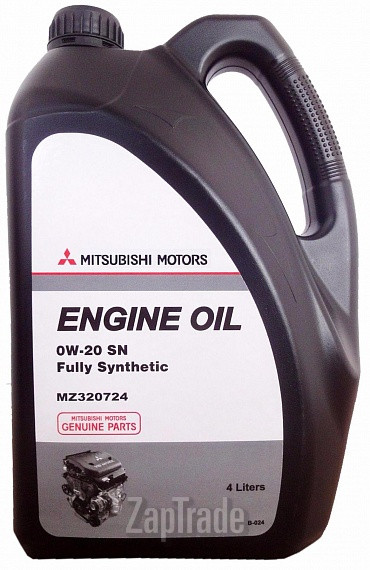 ������ �������� ����� Mitsubishi Genuine Oil 0W-20 SN GF-5,  � ��������-�������� � ������