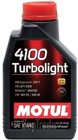 ������ �������� ����� Motul 4100 TURBOLIGHT,  � ��������-�������� � ������