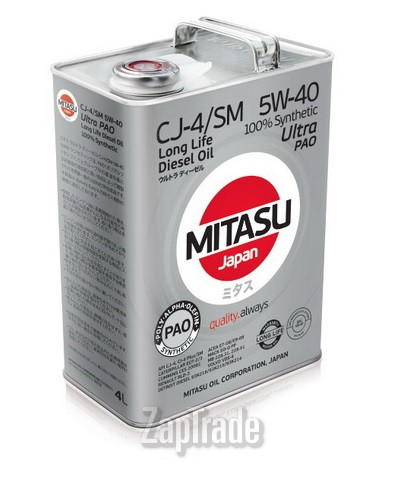 ������ �������� ����� Mitasu ULTRA DIESEL PAO 5W-40,  � ��������-�������� � ������