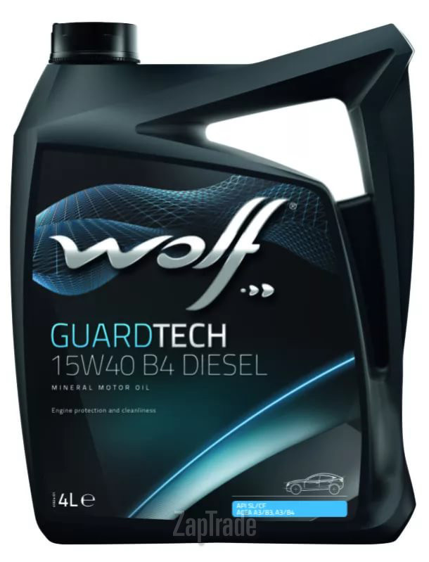 ������ �������� ����� Wolf GuardTech 15W-40 B4 Diesel,  � ��������-�������� � ������