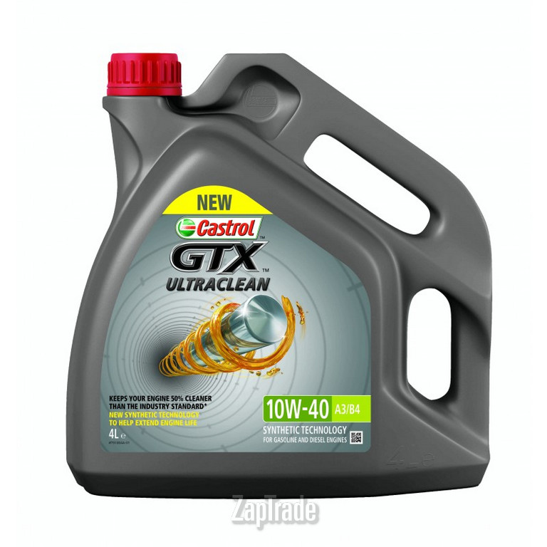 ������ �������� ����� Castrol GTX ULTRACLEAN 10W-40 A3/B4,  � ��������-�������� � ������