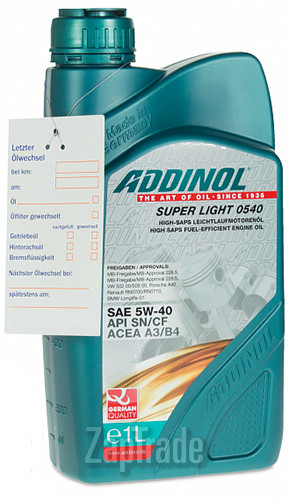 ������ �������� ����� Addinol Super Light 0540,  � ��������-�������� � ������