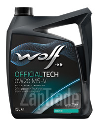 ������ �������� ����� Wolf OFFICIALTECH 0W20 MS-V,  � ��������-�������� � ������