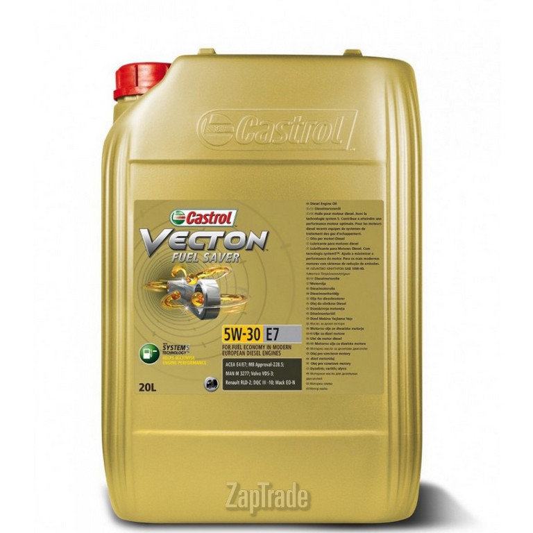 ������ �������� ����� Castrol Vecton Fuel Saver 5W-30 E7,  � ��������-�������� � ������