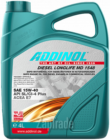 ������ �������� ����� Addinol Diesel Longlife MD 1548,  � ��������-�������� � ������