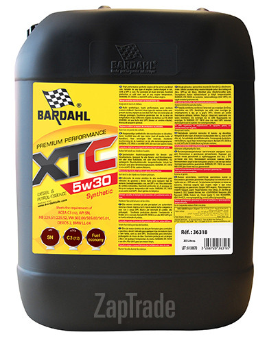 ������ �������� ����� Bardahl XTC,  � ��������-�������� � ������