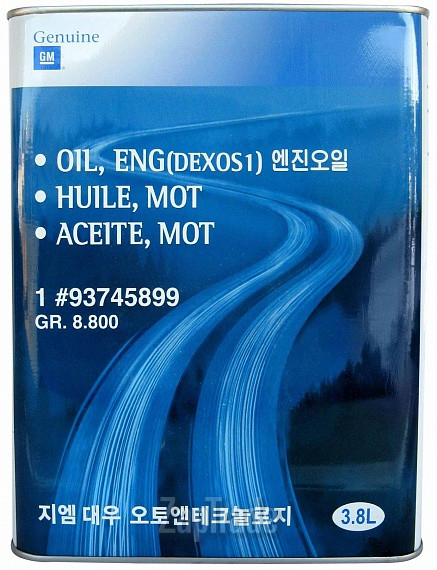 ������ �������� ����� General motors GM Oil, ENG(DEXOS1),  � ��������-�������� � ������