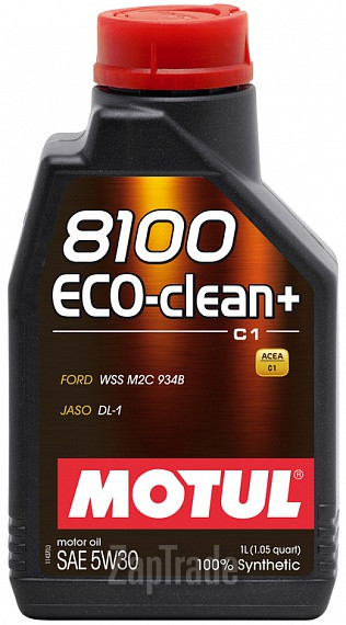 ������ �������� ����� Motul 8100 Eco-clean+,  � ��������-�������� � ������