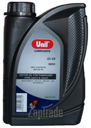������ �������� ����� Unil GI-V9 5W50,  � ��������-�������� � ������