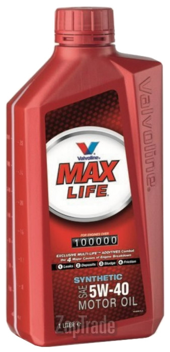 ������ �������� ����� Valvoline MAXLIFE SAE 5W-40, 1�,  � ��������-�������� � ������
