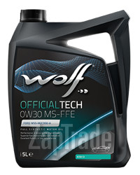 ������ �������� ����� Wolf OFFICIALTECH 0W30 MS-FFE,  � ��������-�������� � ������