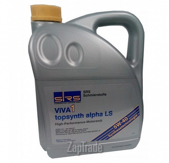 ������ �������� ����� Srs VIVA 1 Topsynth Alpha LS 5W-40,  � ��������-�������� � ������