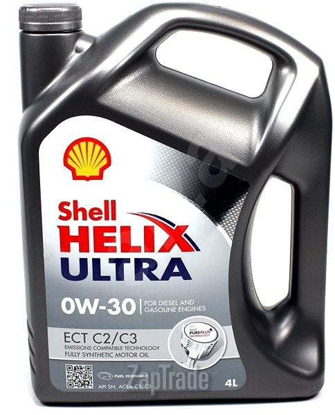 ������ �������� ����� Shell Helix Ultra ECT C2/C3,  � ��������-�������� � ������