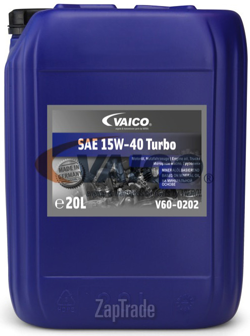 ������ �������� ����� Vaico SAE 15W-40 Turbo,  � ��������-�������� � ������
