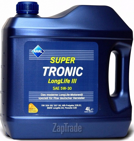 ������ �������� ����� Aral SuperTronic LongLife III,  � ��������-�������� � ������