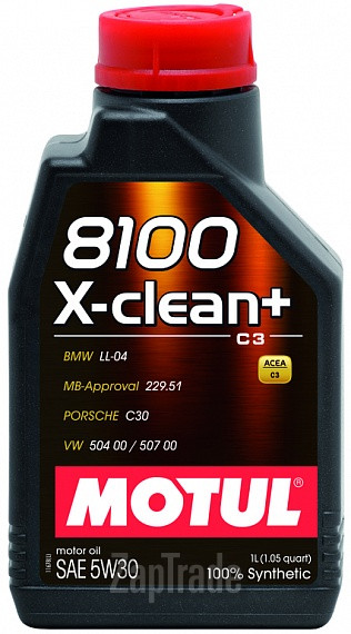 ������ �������� ����� Motul 8100 X-clean+,  � ��������-�������� � ������