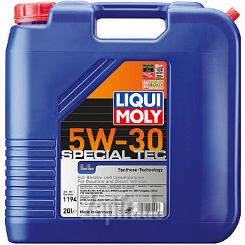 ������ �������� ����� Liqui moly ��-Special Tec LL 5W-30,  � ��������-�������� � ������